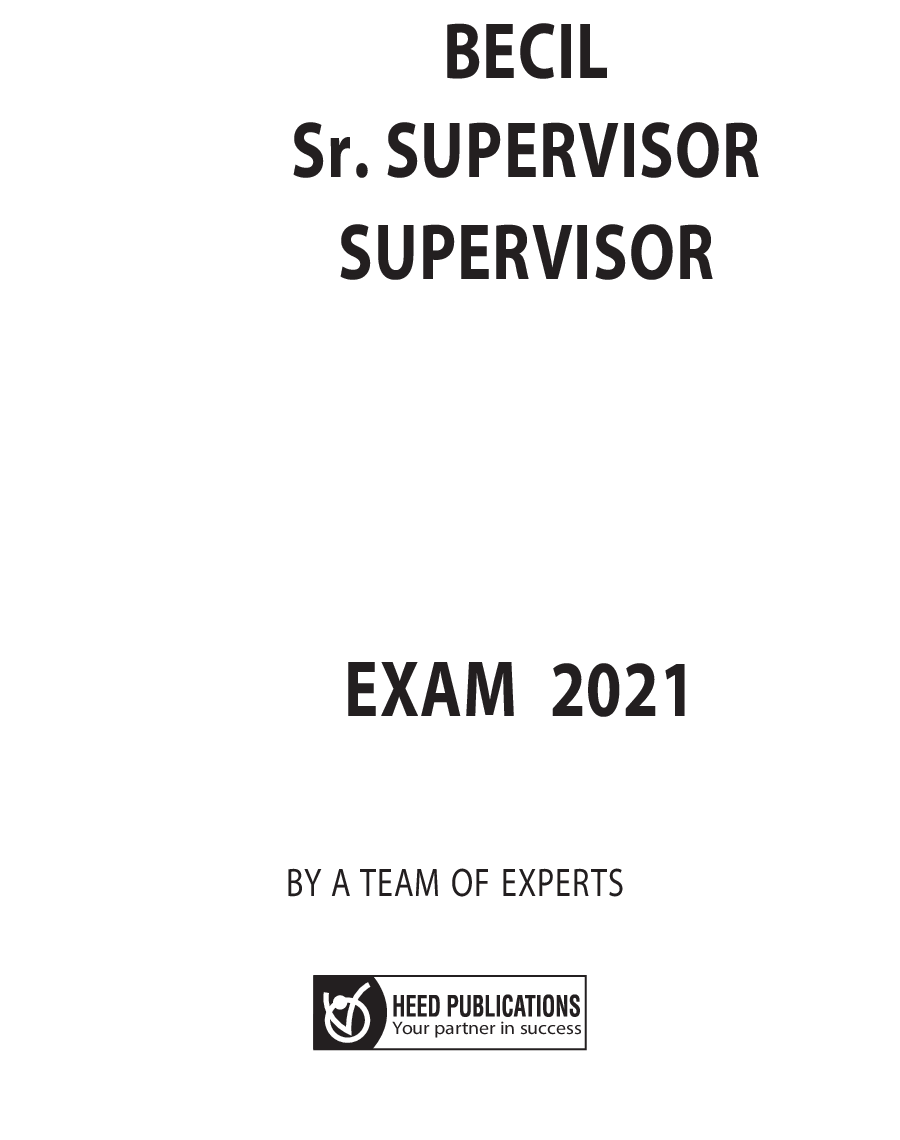 BECIL - Supervisor, Senior Supervisor and Handyman Loader Recruitment - Page 2
