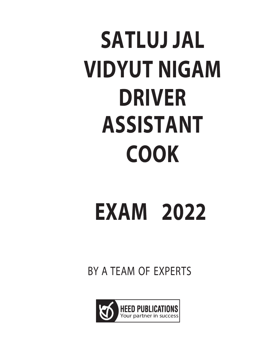SJVN LIMITED-Assistant, Cook, driver English - Page 2