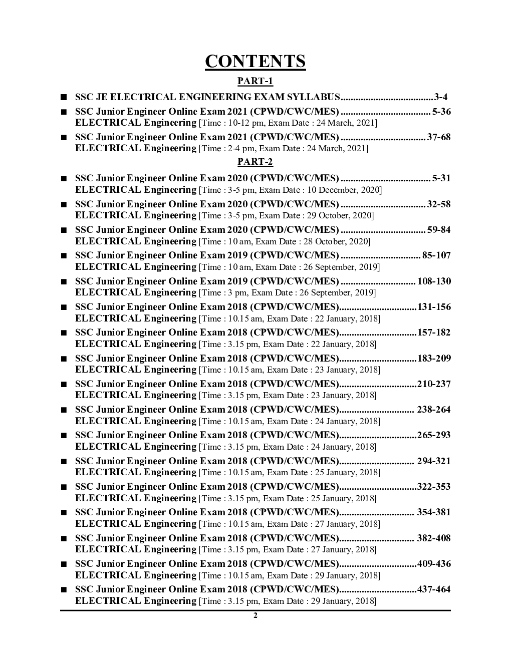 SSC JE Electrical Engineering Paperwise (Technical & Non-Technical) Solved Papers 2022-23 - Page 3