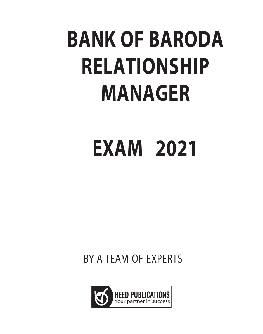 Bank Of Baroda Relationship Manager Exam - Page 2