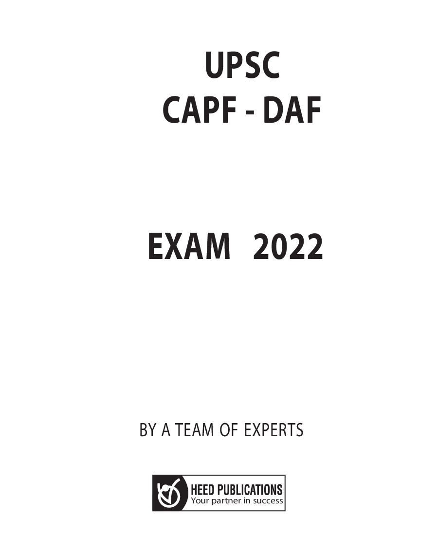 UPSC CAPF - DAF Assistant Commandants Recruitment Exam - Page 2