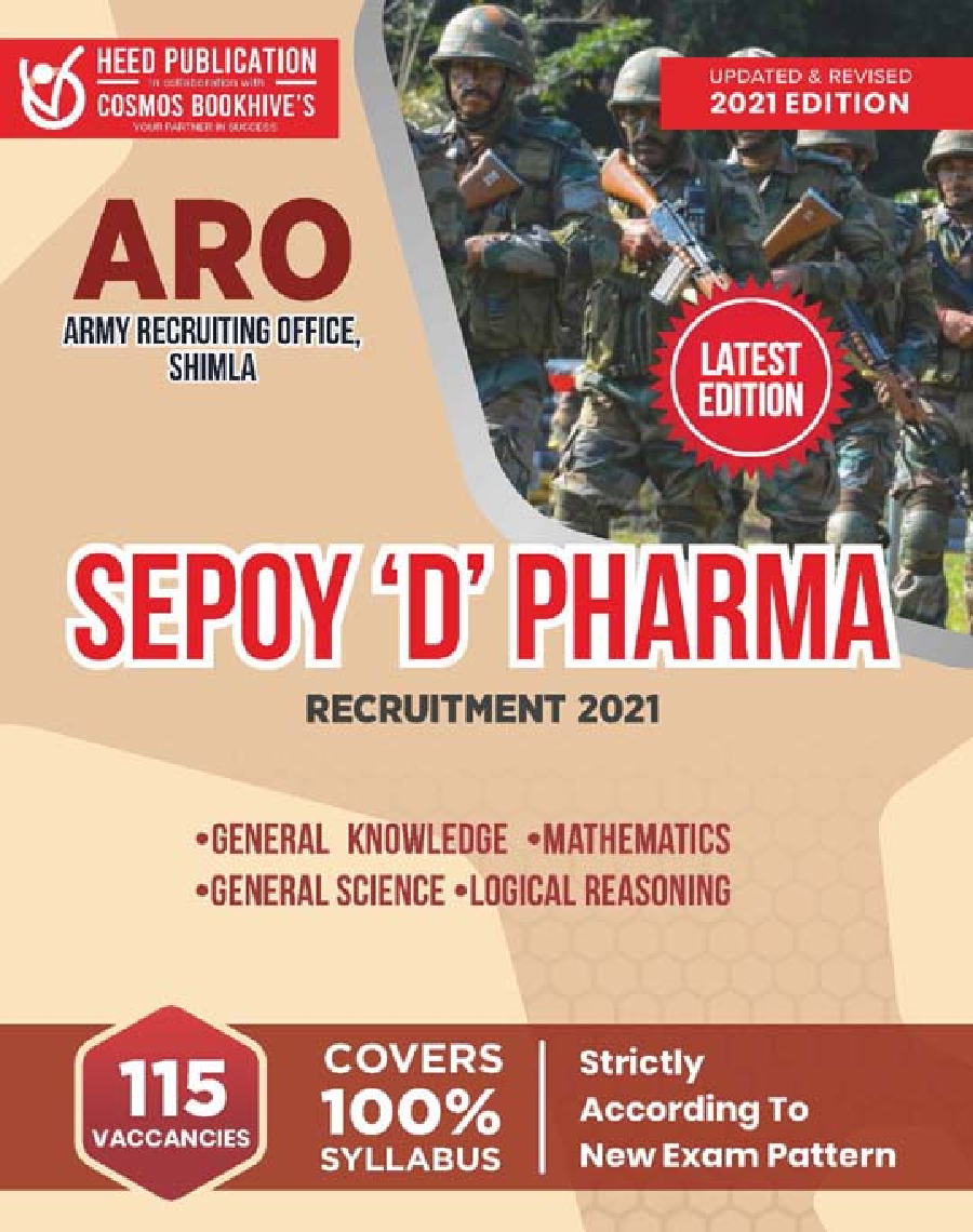 ARO (Army Recruiting Office), Shimla - Sepoy 'D' Pharma Exam - Page 1