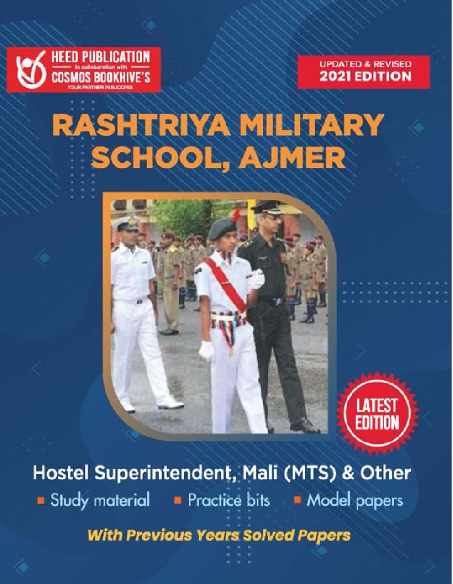 Rashtriya Military School, Ajmer - Hostel Superintendent, Mali (MTS) and Others - Page 1