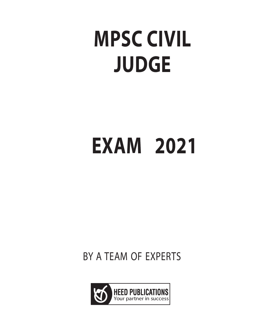MPSC Civil Judge (JD & Judicial Magistrate Prelims )English - Page 2