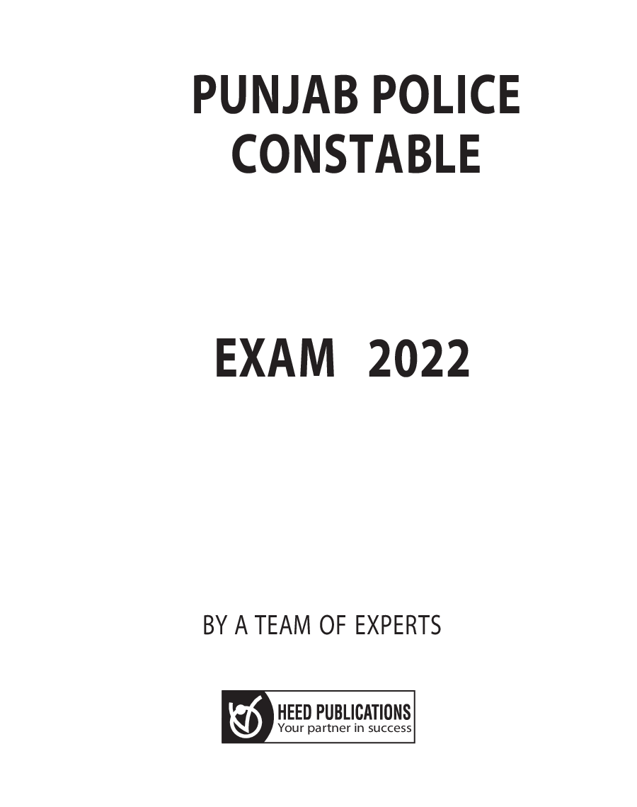 Punjab Police- Constable - Page 2