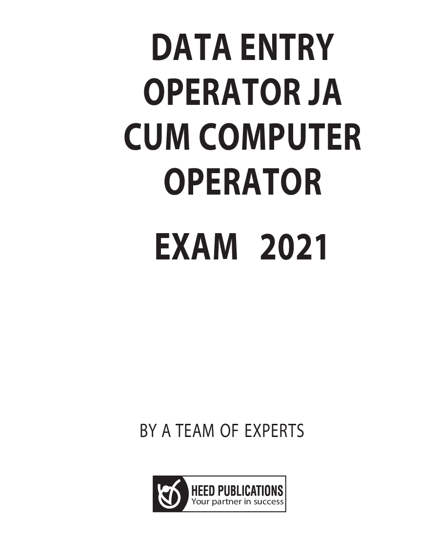 Data Entry Operator, JA cum Computer Operator - Page 2