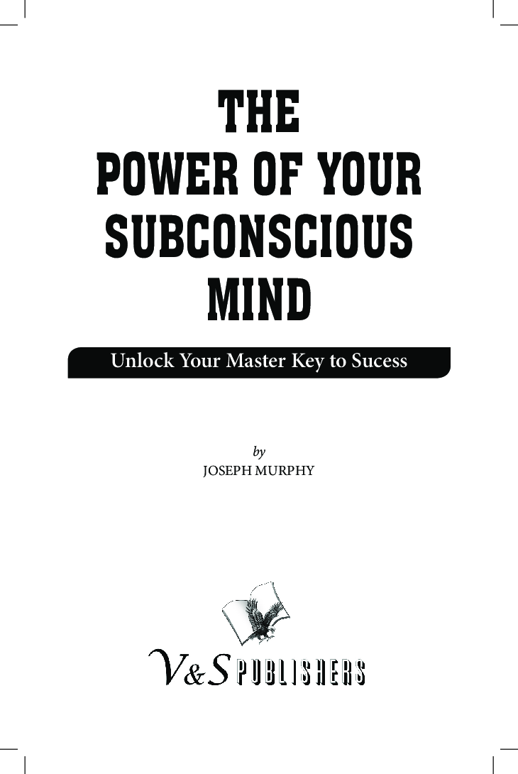 The Power Of Your Subconscious Mind - Page 2