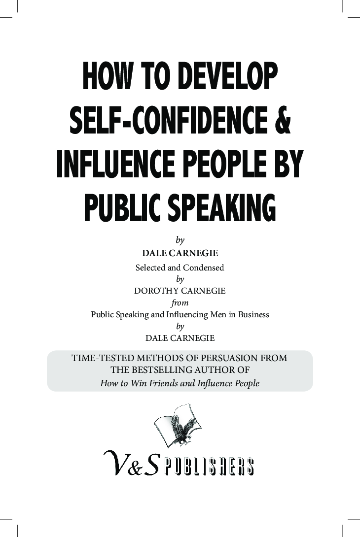 How to Develop Self-Confidence & Influence People By Public Speaking - Page 2