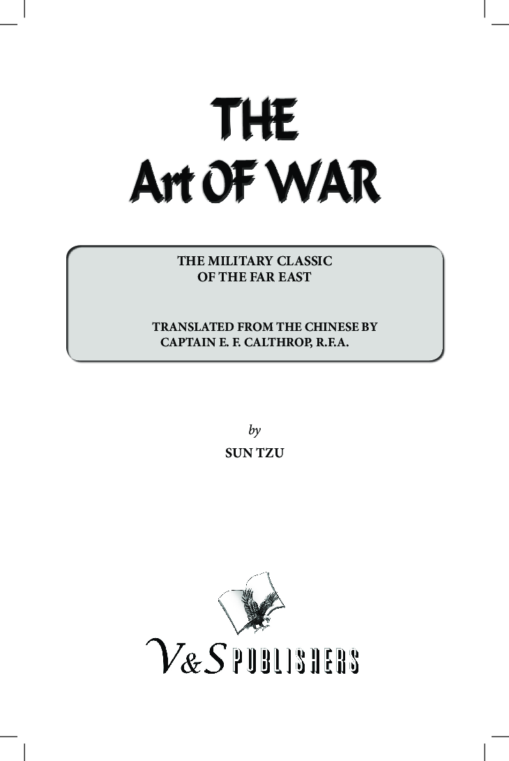 Download The Art of War by Sun Tzu PDF Online