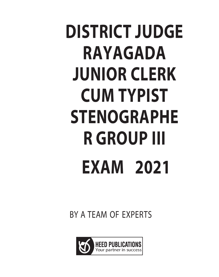District Judge Rayagada - Junior Clerk Cum Copyist, Stenographer (Grade III) , Junior Typist - Page 2