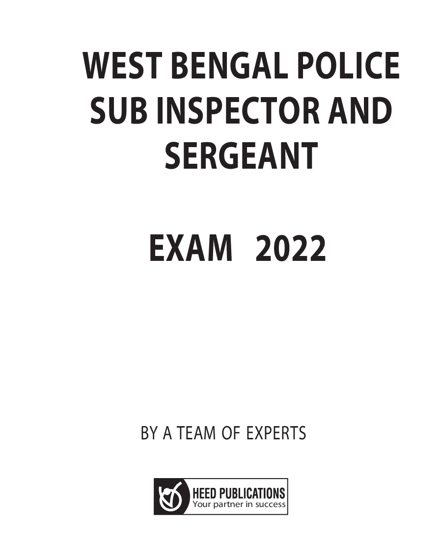West Bengal Police - Sub Inspector, Sub Inspectress And Sergeant - Page 2