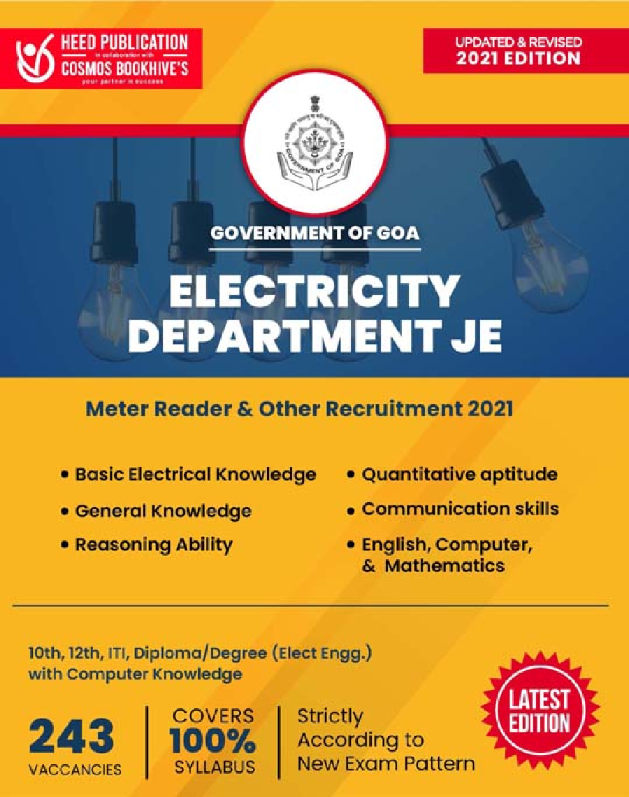 Government Of Goa Electricity Department JE - Page 1