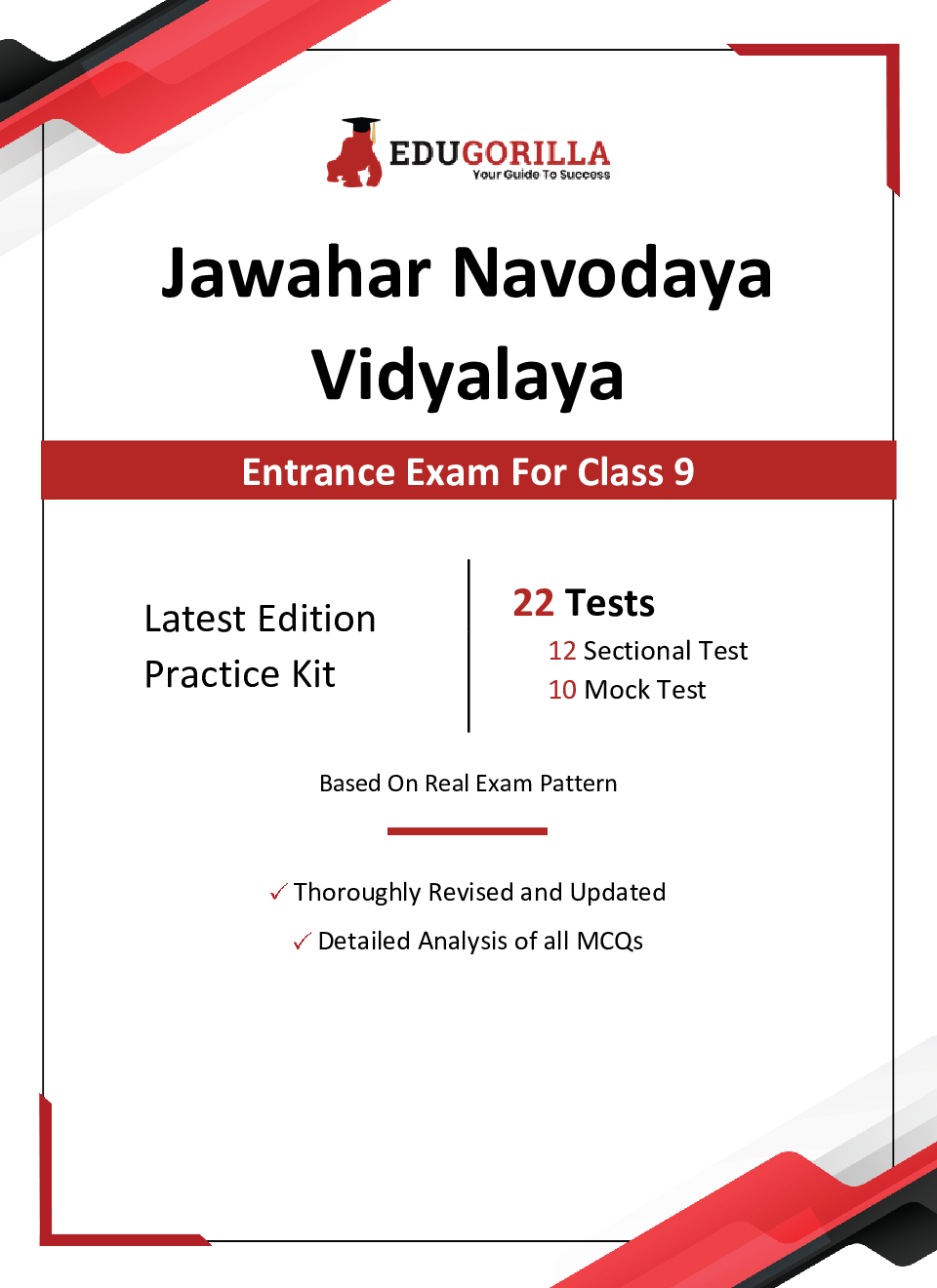 EduGorilla JNV - Jawahar Navodaya Vidyalaya Entrance Exam For Class 9 | 1300+ Solved MCQ Questions (10 Mock Tests + 12 Sectional Tests) - Page 3