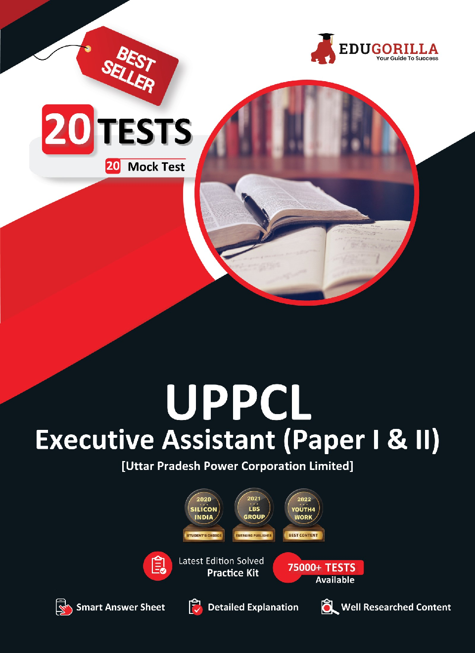 EduGorilla UPPCL Executive Assistant Exam (Paper I & II) | 20 Mock Tests (2300+ Solved Questions) - Page 1