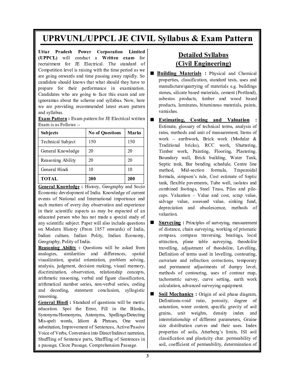 UPPCL/UPRVUNL सिविल इंजीनियरिंग जूनियर इंजीनियर Technical And Non-Technical अध्यायवार प्रैक्टिस बुक 2022-23 - Page 4