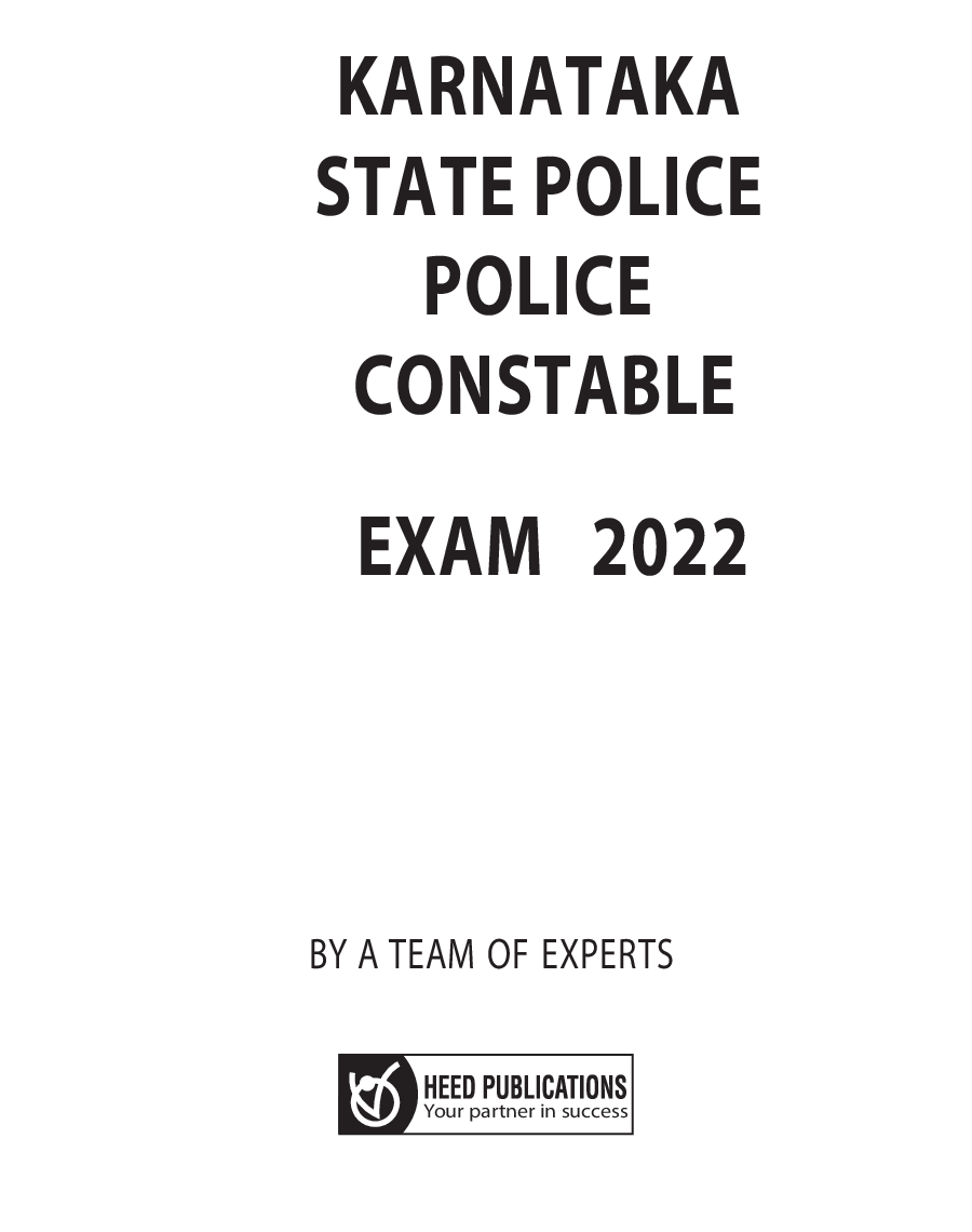 KARNATAKA STATE POLICE CONSTABLE - Page 2