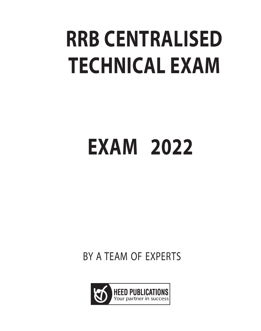 RRB Centralised Technical Exam in English - Page 2