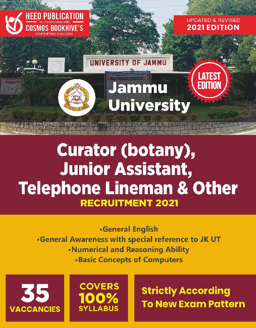 Jammu University - Curator (Botany), Junior Assistant, Telephone Lineman & Other - Page 1