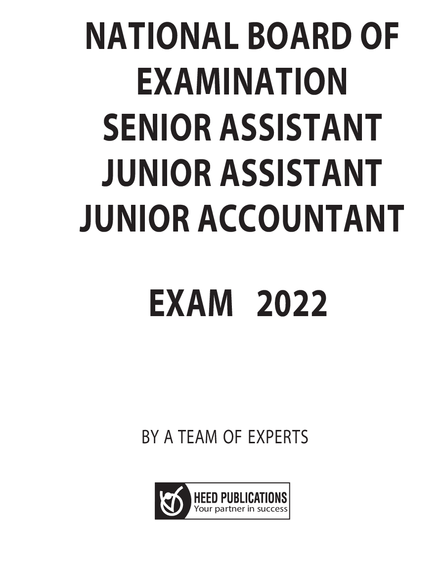National Board of Examination - Senior Assistant, Junior Assistant and Junior Accountant - Page 2