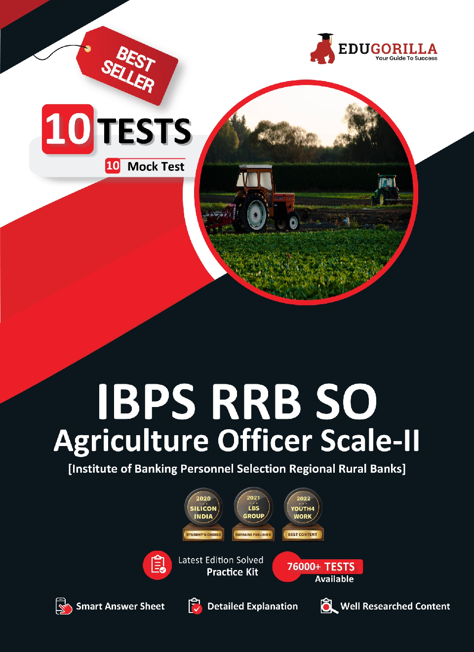 IBPS RRB SO Agriculture Officer Scale 2 Exam 2022 | 2800+ Solved Questions [10 Full-Length Mock Tests including Professional Knowledge & Hindi Language] | Free Access to Online Tests - Page 1
