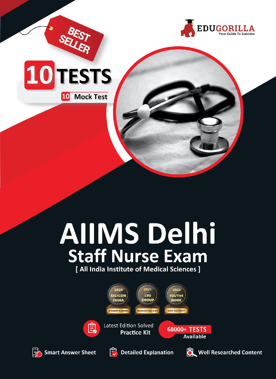AIIMS Delhi Staff Nurse Exam 2022 | All India Institute of Medical Sciences | 10 Full-length Mock Tests (2000+ Solved Questions) | Free Access to Online Tests - Page 1