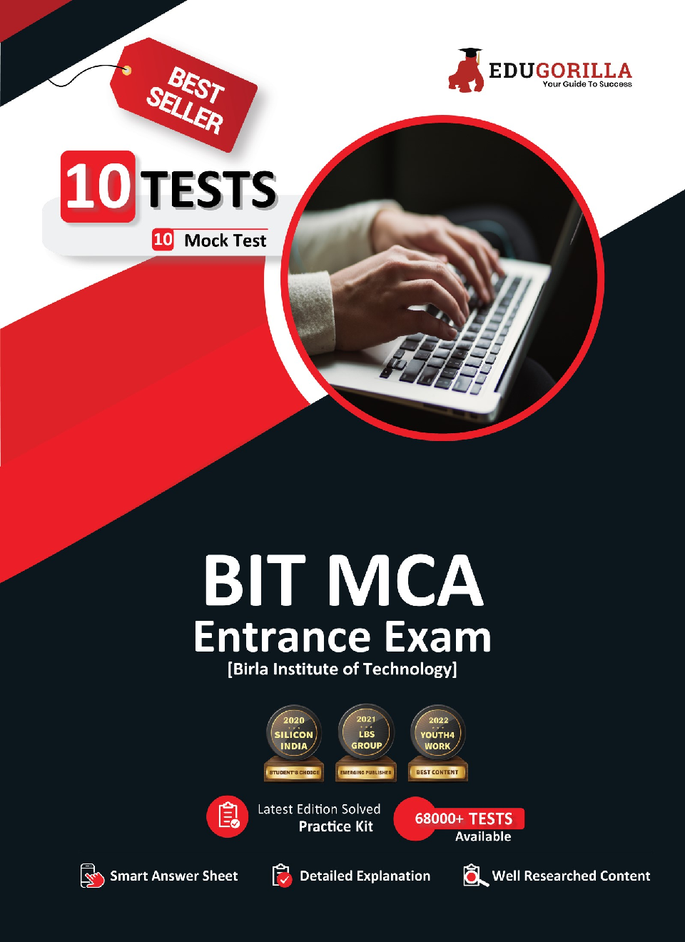 BIT MCA Entrance Exam 2022 | Birla Institute of Technology | 10 Full-length Mock Tests (1200+ Solved Questions) | Free Access to Online Tests - Page 1