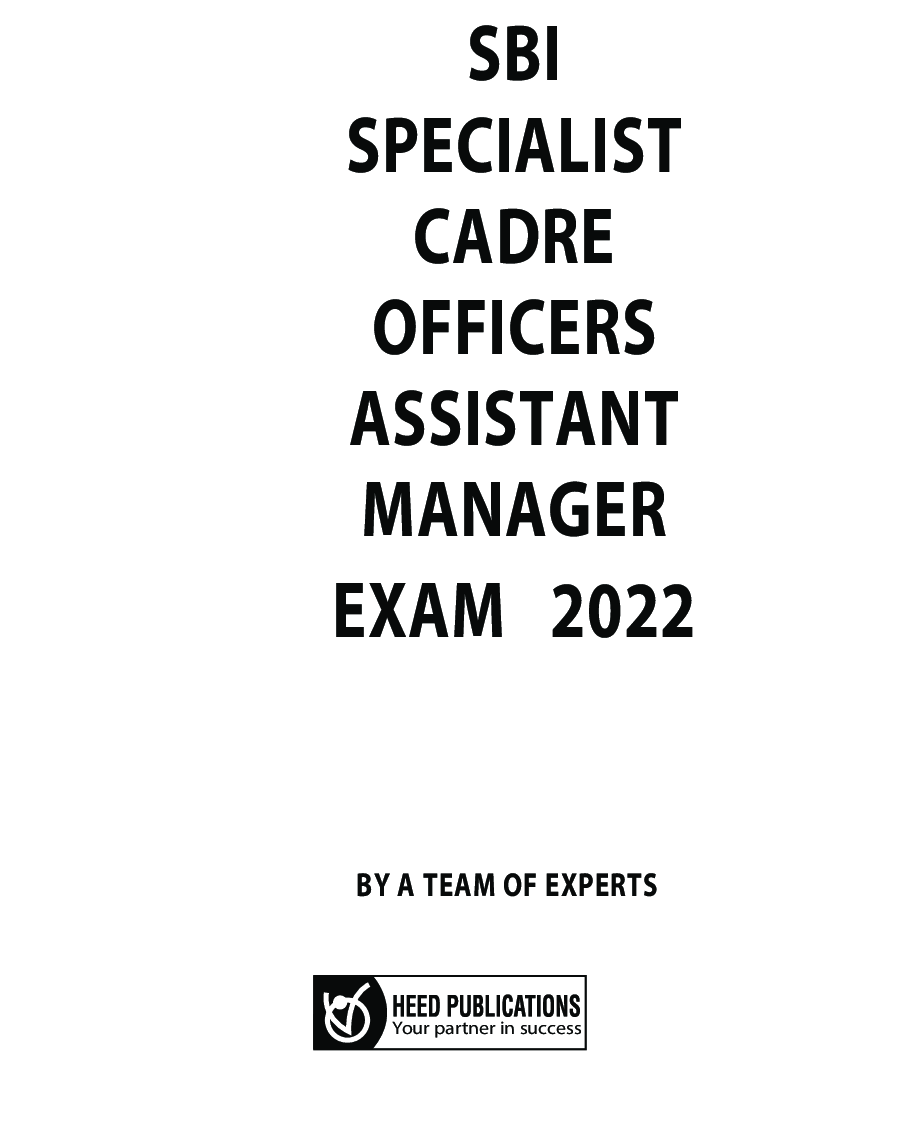 SBI - Specialist Cadre Officer Assistant Manager - Page 2