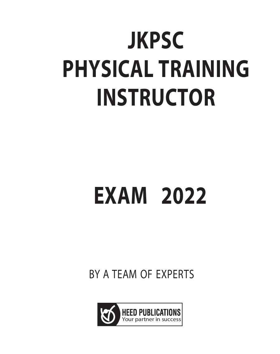 JKPSC Physical Training Instructor Exam - Page 2