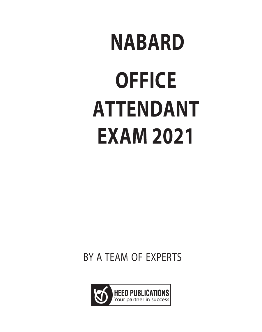 NABARD Office Attendant Exam - Page 2