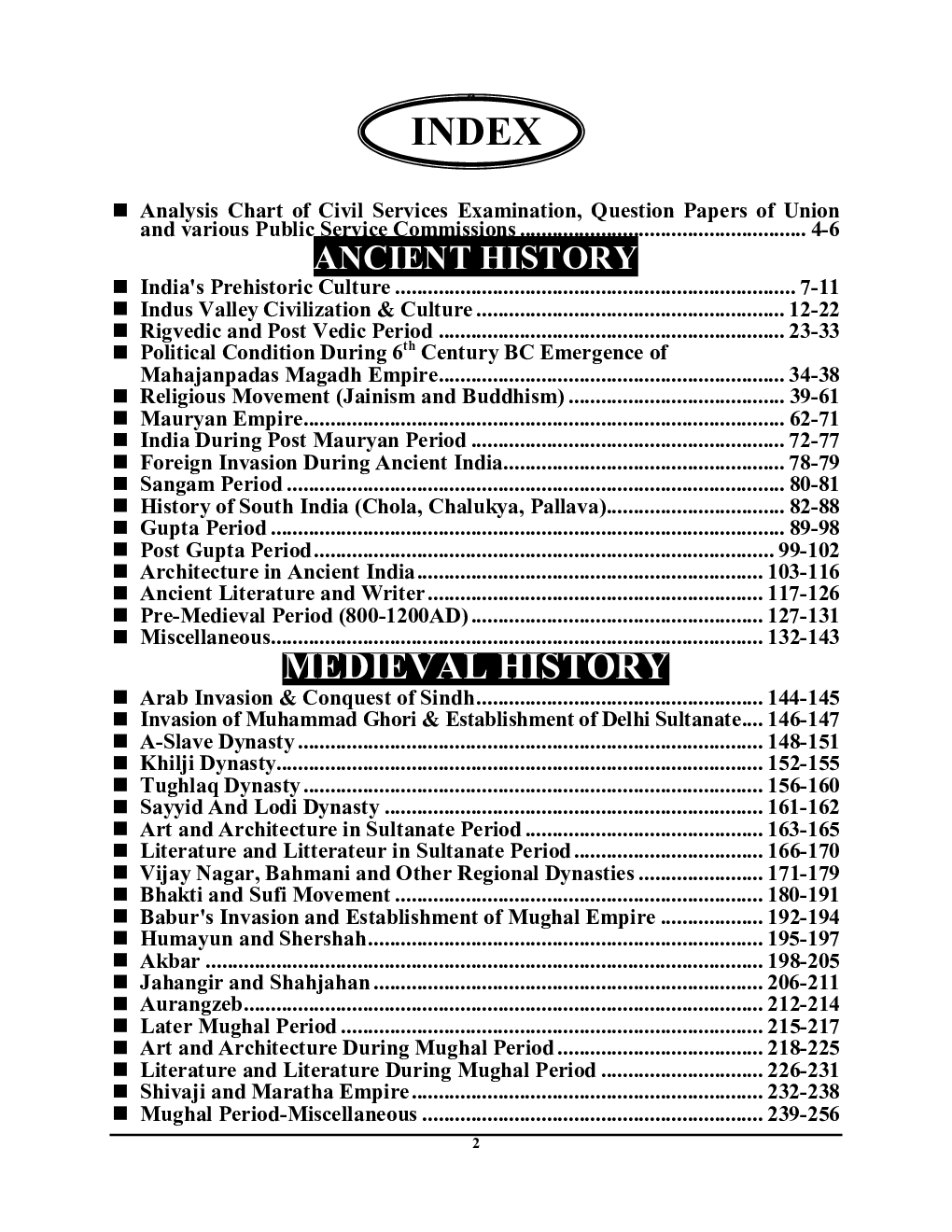 UPSC (IAS) General Studies (Ancient & Medival History) Volume-4 Chapter-wise Solved Papers 2022-23 - Page 3