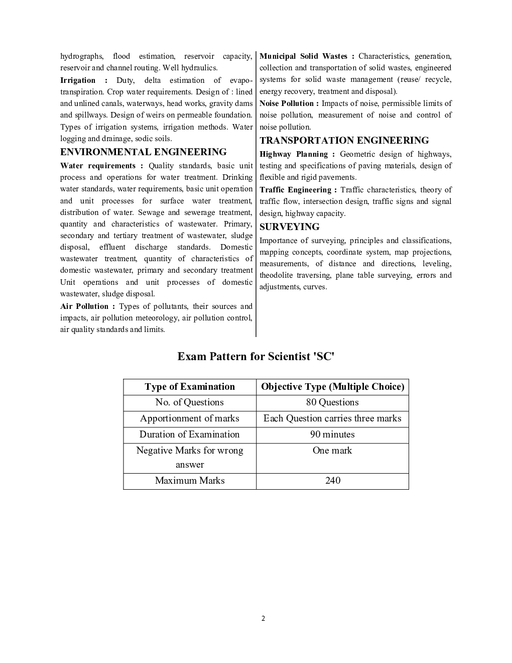 ISRO सिविल इंजीनियरिंग सॉल्व्ड पेपर्स - Page 5