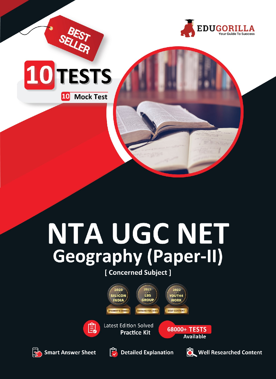 NTA UGC NET Geography 2022 (Concerned Subject : Paper II) | 10 Full-length Mock Tests [Solved 1000+ Questions] | Free Access to Online Tests - Page 1