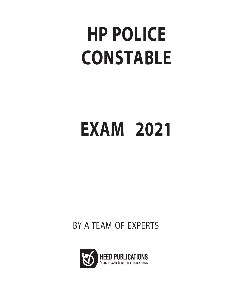 HP Police Constable Exam 2021 - Page 2