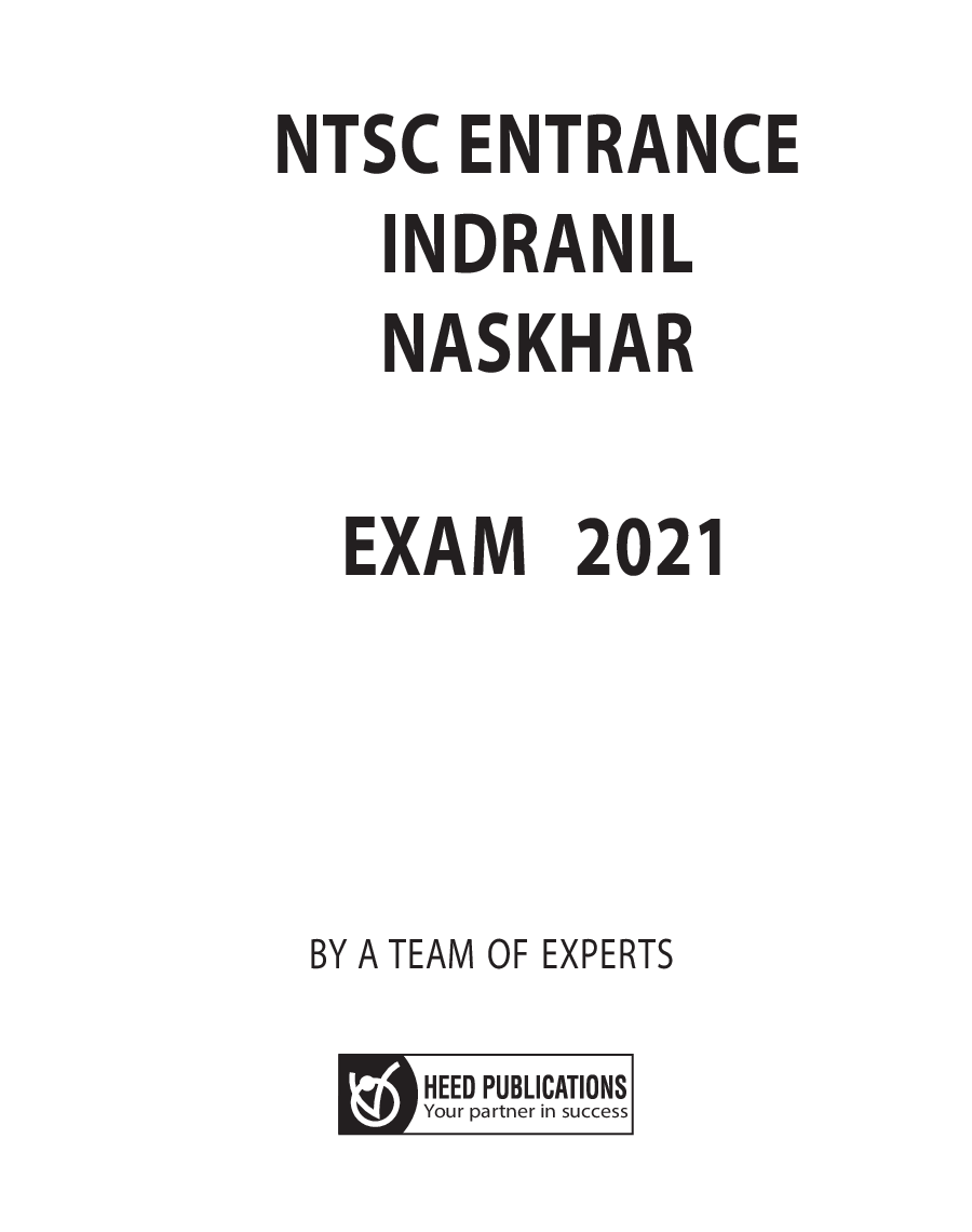 NTSC Entrance Indranil Naskhar Exam 2021 - Page 2