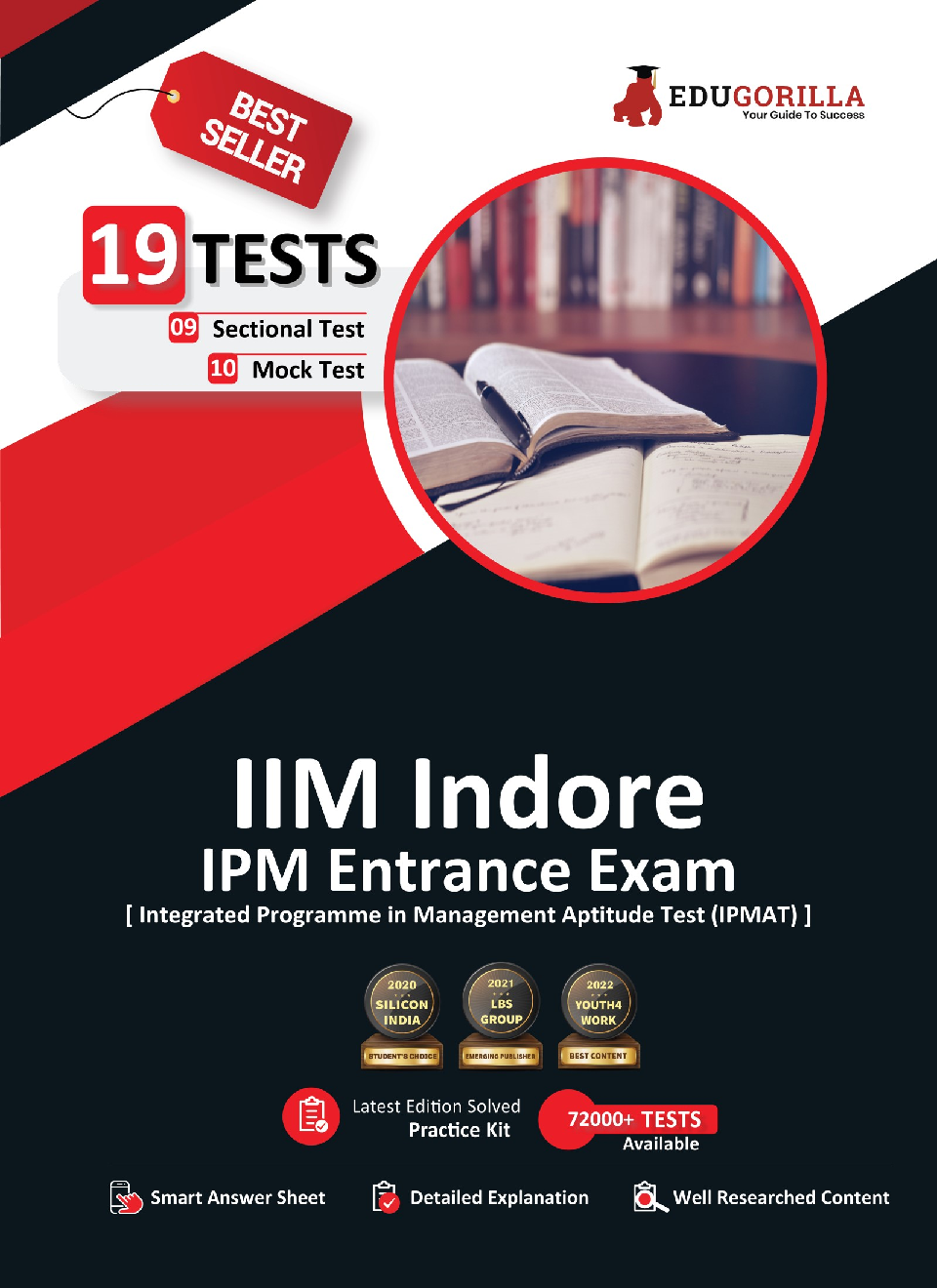 IIM Indore IPM Entrance Examination 2022 (IPMAT) | 10 Full-length Mock Tests + 9 Sectional Tests (1300+ Solved Questions) | Free Access to Online Tests - Page 1
