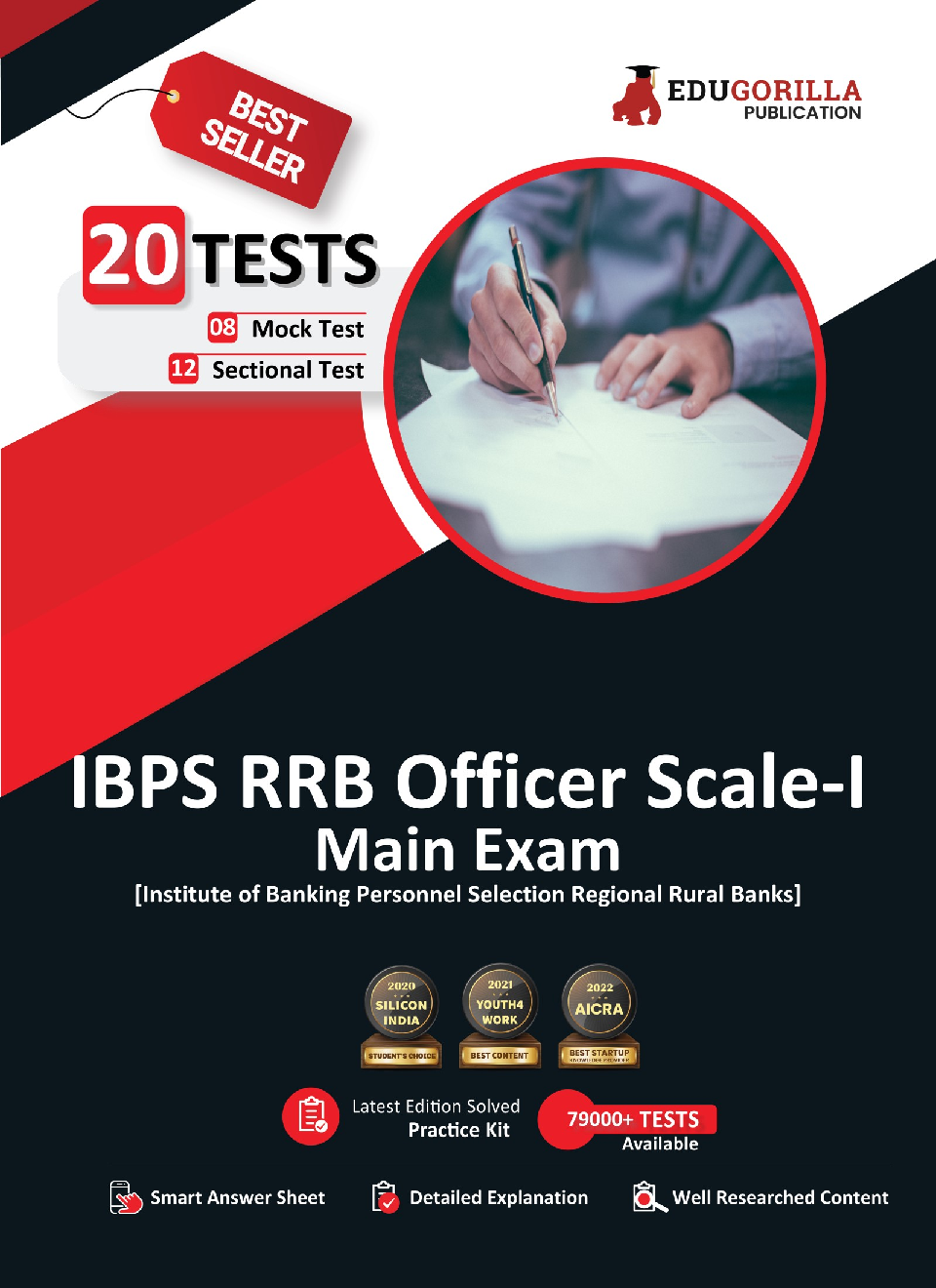IBPS RRB Officer Scale 1 Main Exam | 8 Full-Length Mock Tests + 12 Sectional Tests including Hindi & English Language Test [2400+ Solved Questions] | Free Access to Online Tests - Page 1