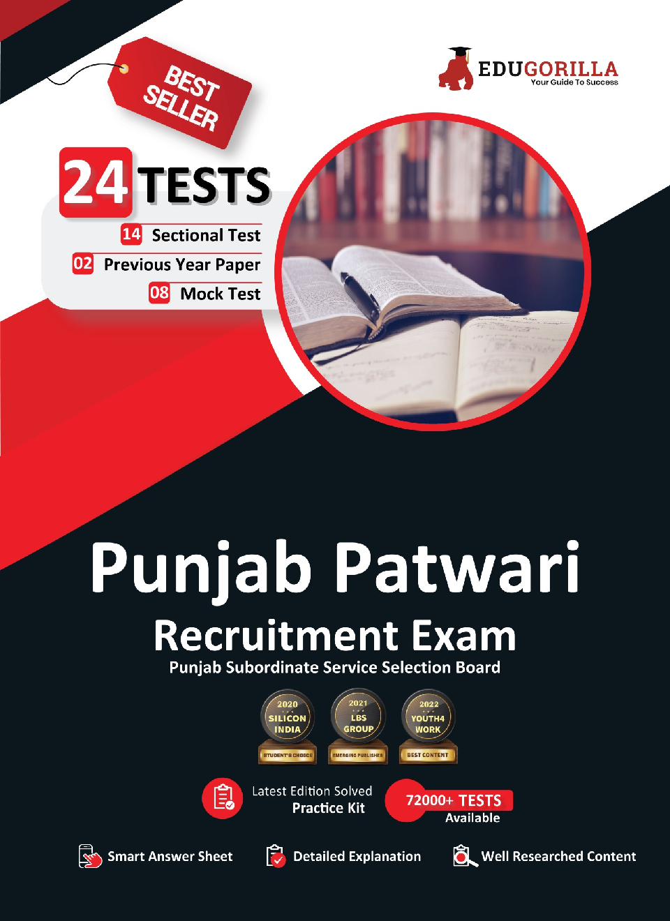Punjab Patwari Recruitment Exam 2022 | 8 Full-length Mock Tests + 14 Sectional Tests + 2 Previous Year Papers (1400+ Solved Questions) - Page 1