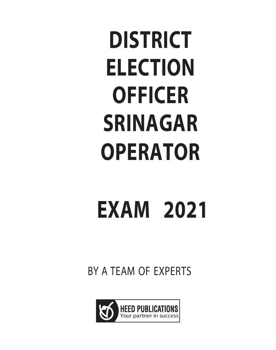 Deos (District Election Officer Srinagar) Operator Recruitment - Page 2