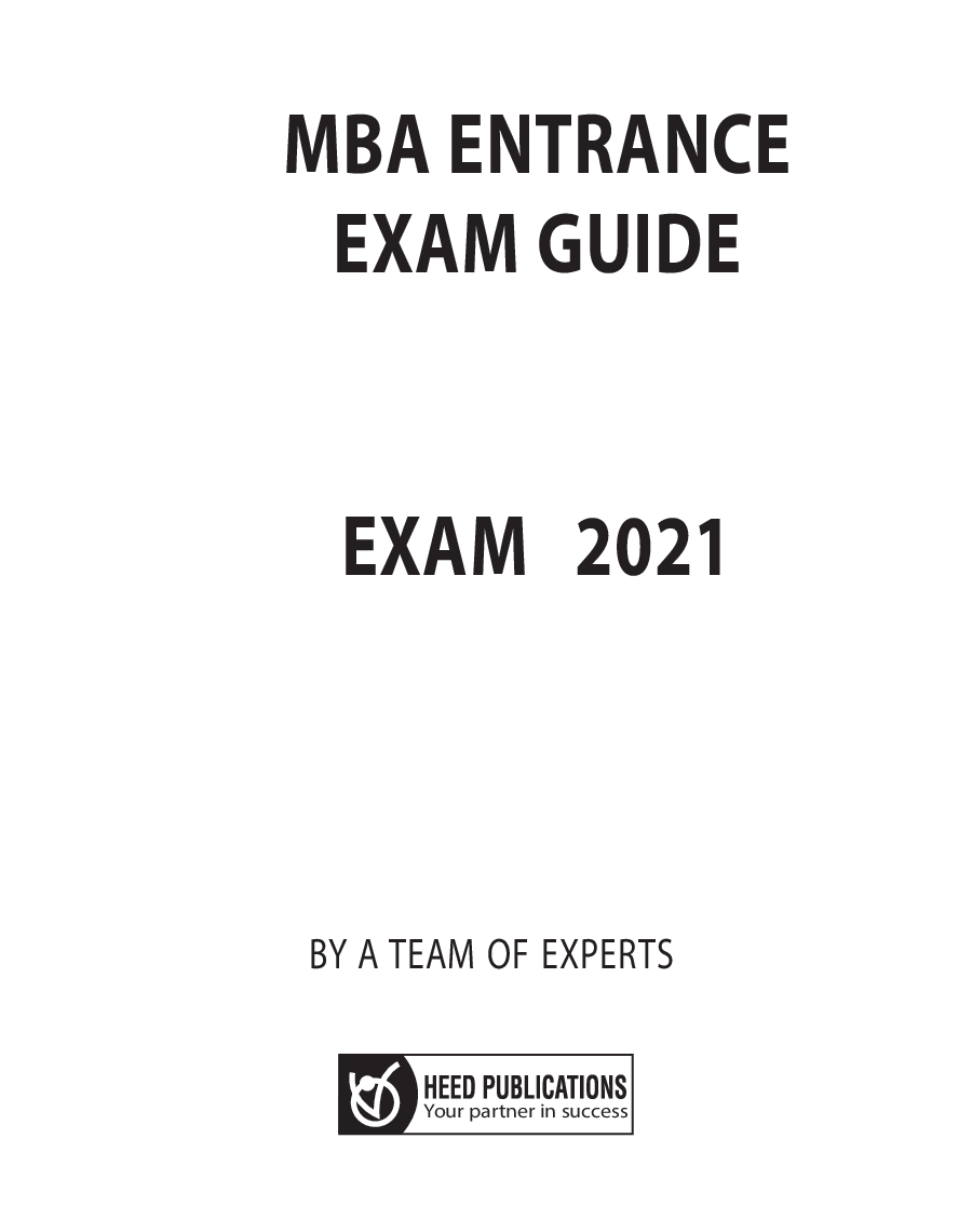 MBA Entrance Exam Guide - Page 2