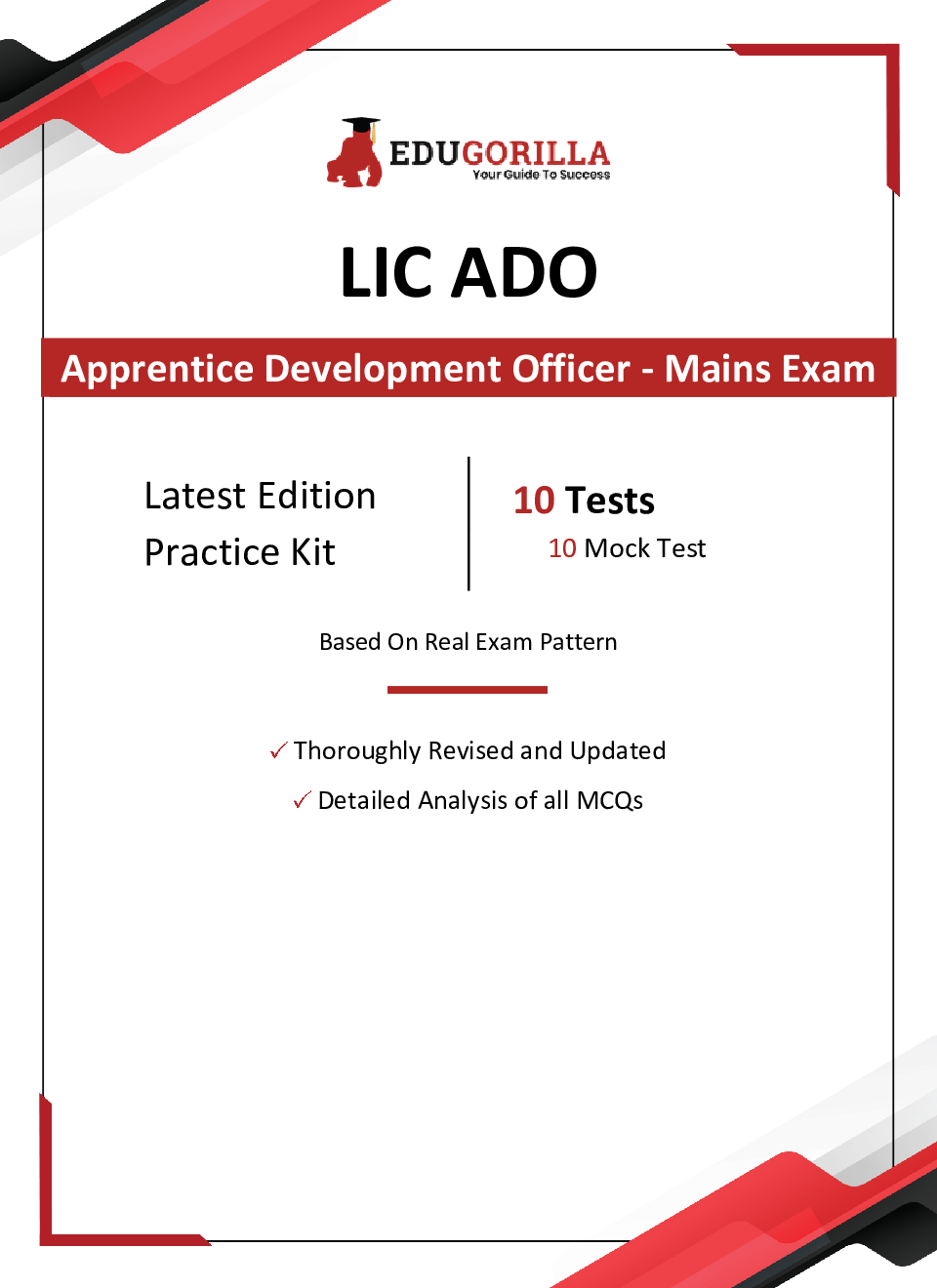 LIC ADO Mains Exam 2022 | Apprentice Development Officer | 10 Full-length Mock Tests (1500+ Solved Questions) | Free Access To Online Tests - Page 3
