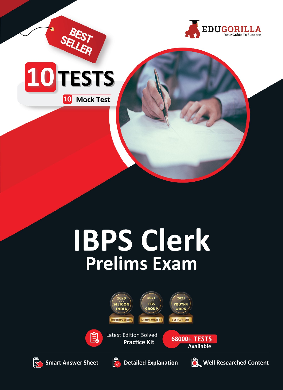 IBPS Clerk Prelims Exam 2022 | 10 Full-length Mock Tests (1000+ Solved Objective Questions) | Free Access To Online Tests - Page 1