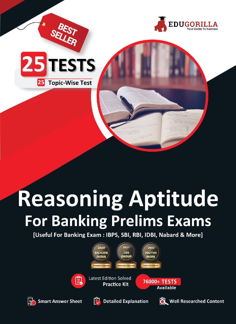 Reasoning Aptitude For Banking Prelims Exam 2022 | Solved 25 Topic-Wise Tests For SBI/IBPS/RBI/IDBI Bank/Nabard/Clerk/PO - Page 1