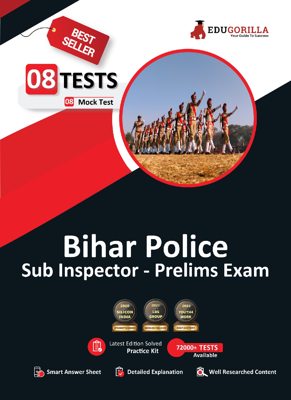 Bihar Police Sub Inspector Prelims Exam 2022 (BPSI) | 8 Full-length Mock Tests (Solved) | Free Access to Online Tests - Page 1