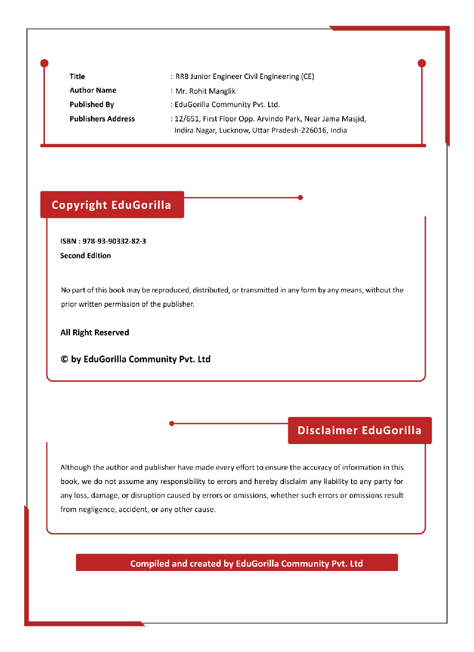 RRB JE Civil (CE) Exam 2022 CBT-1 | 20 Full-length Mock Tests (2000+ Solved Questions) | Free Access to Online Tests - Page 4