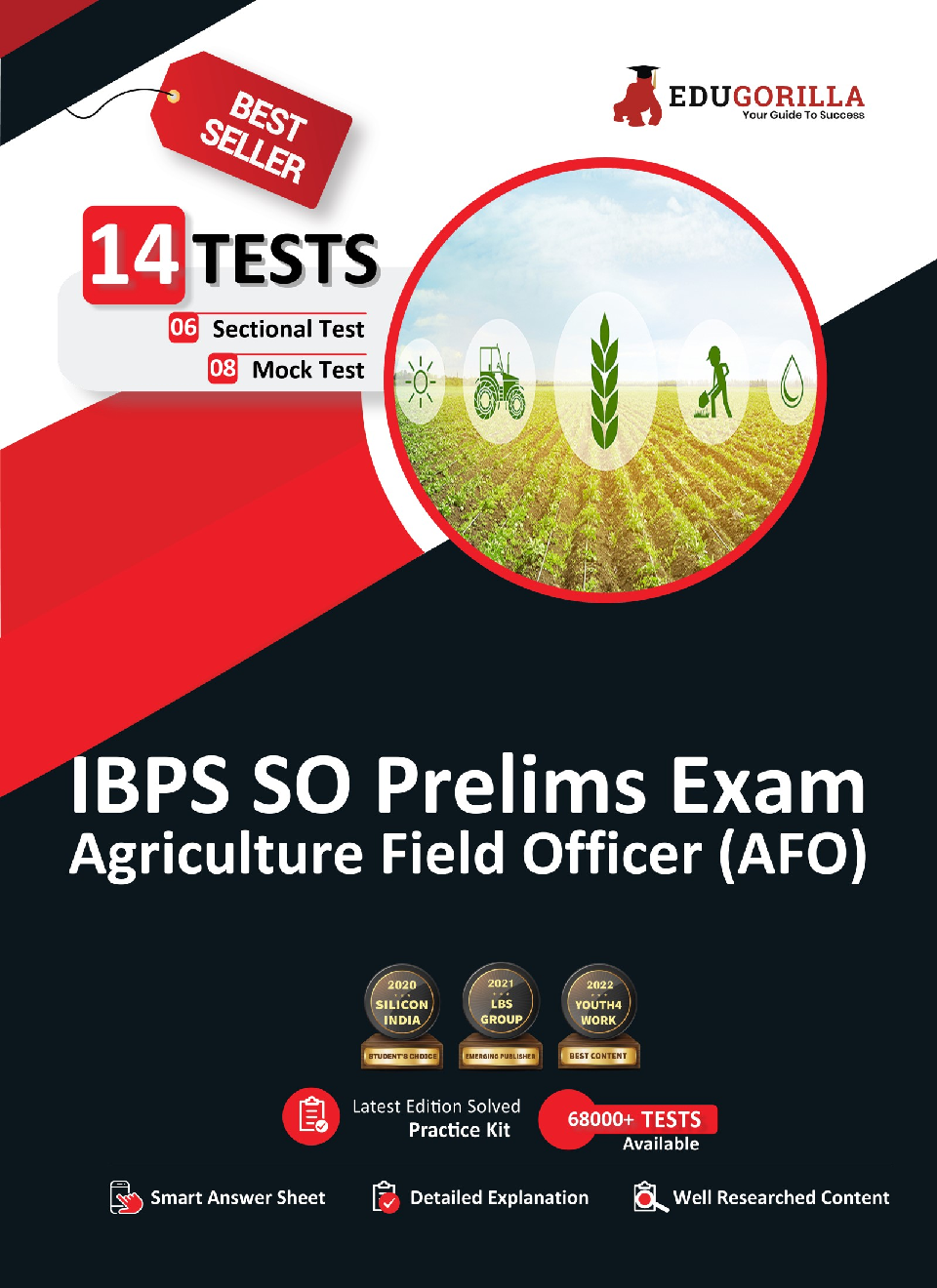 IBPS SO Agriculture Field Officer (AFO) Scale I Prelims Exam 2022 | 1500+ Solved Questions (8 Mock Tests + 6 Sectional Tests) - Page 1