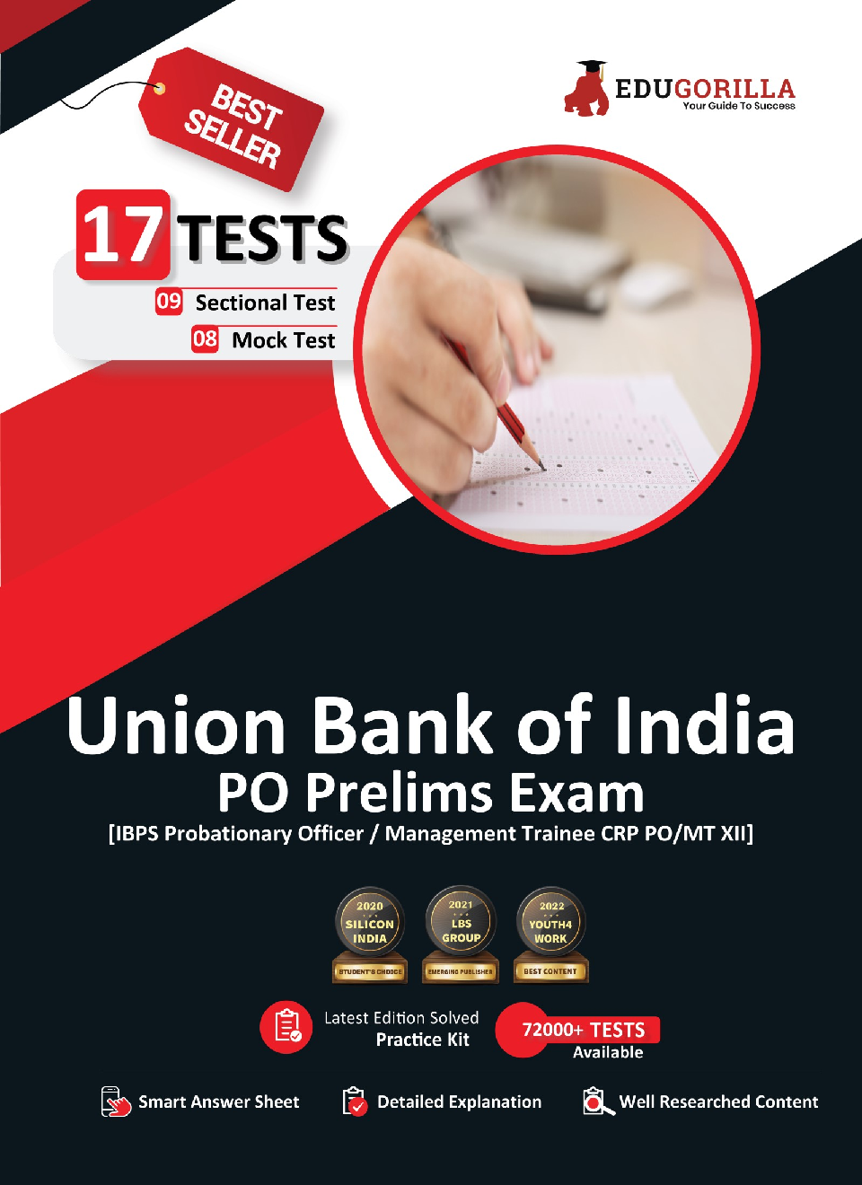 Union Bank of India PO Prelims Exam | IBPS CRP PO/MT XII | 1100+ Solved Questions (8 Mock Tests + 9 Sectional Tests) - Page 1
