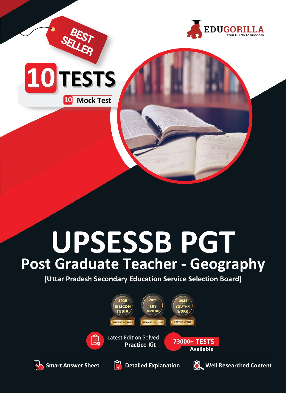 UP PGT Geography Exam 2022 | UPSESSB Post Graduate Teacher | 1200+ Solved Questions [10 Full-length Mock Tests] - Page 1