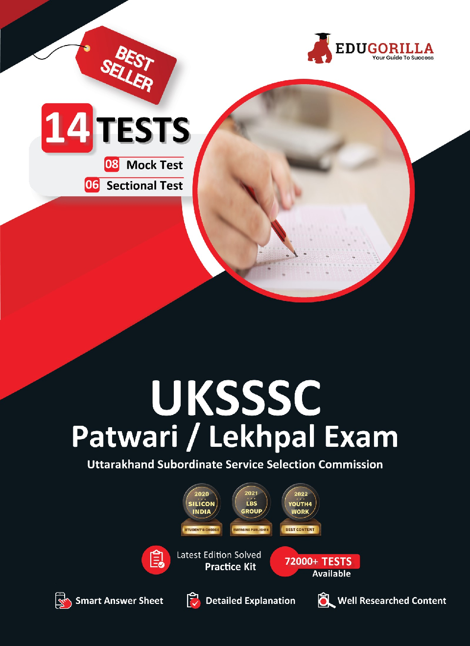 UKSSSC Patwari/Lekhpal Recruitment Exam | 1100+ Solved Questions (8 Full-length Mock Tests + 6 Sectional Tests) - Page 1