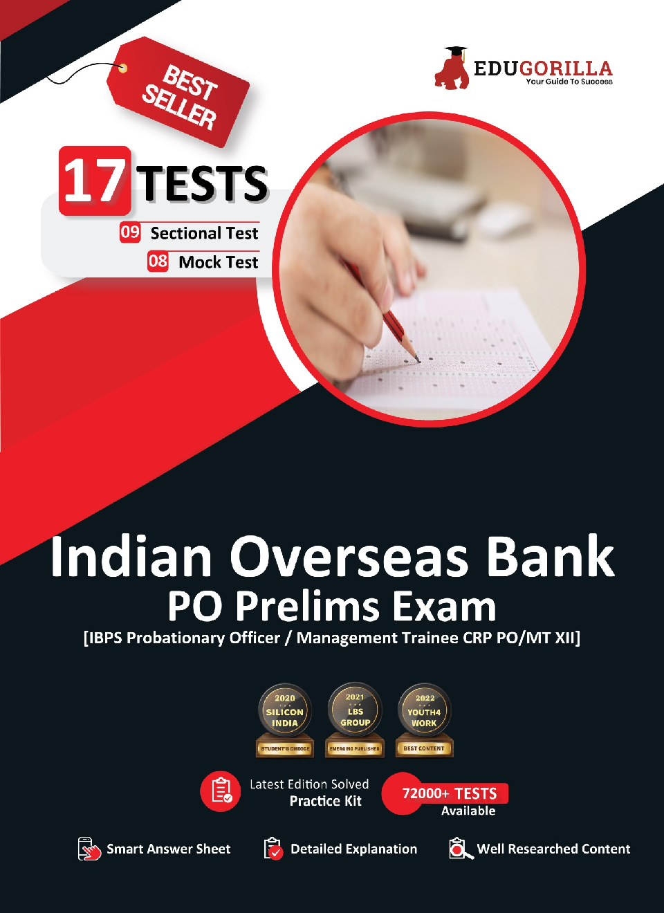 Indian Overseas Bank PO Prelims Exam | IBPS CRP PO/MT XII | 1100+ Solved Questions (8 Mock Tests + 9 Sectional Tests) - Page 1