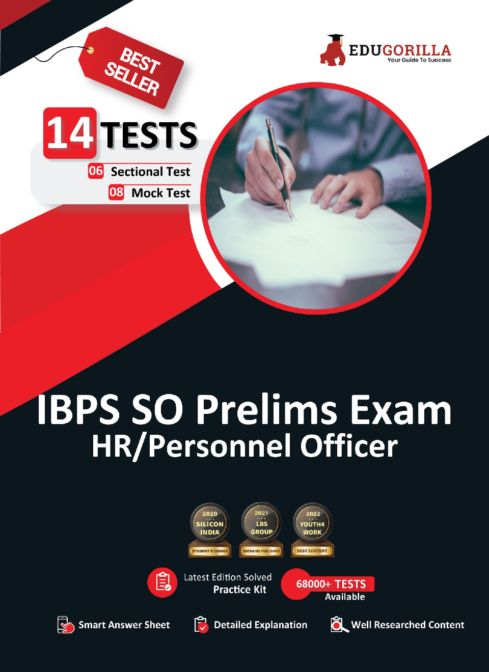 IBPS SO HR/Personnel Officer (Scale I) Prelims Exam 2022 | 1500+ Solved Questions (8 Mock Tests + 6 Sectional Tests) - Page 1